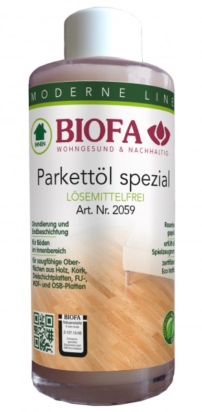 Biofa Parkettöl spezial lösemittelfrei | 2059