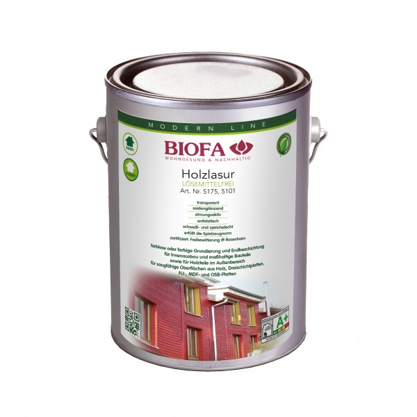 Biofa | Holzlasur farblos | lösemittelfrei | 5175