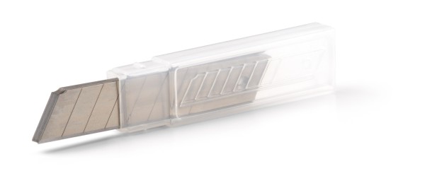 Formosa Cutter-Messer | 10 Ersatzklingen im Sicherheitsspender | Klingenbreite 18 mm